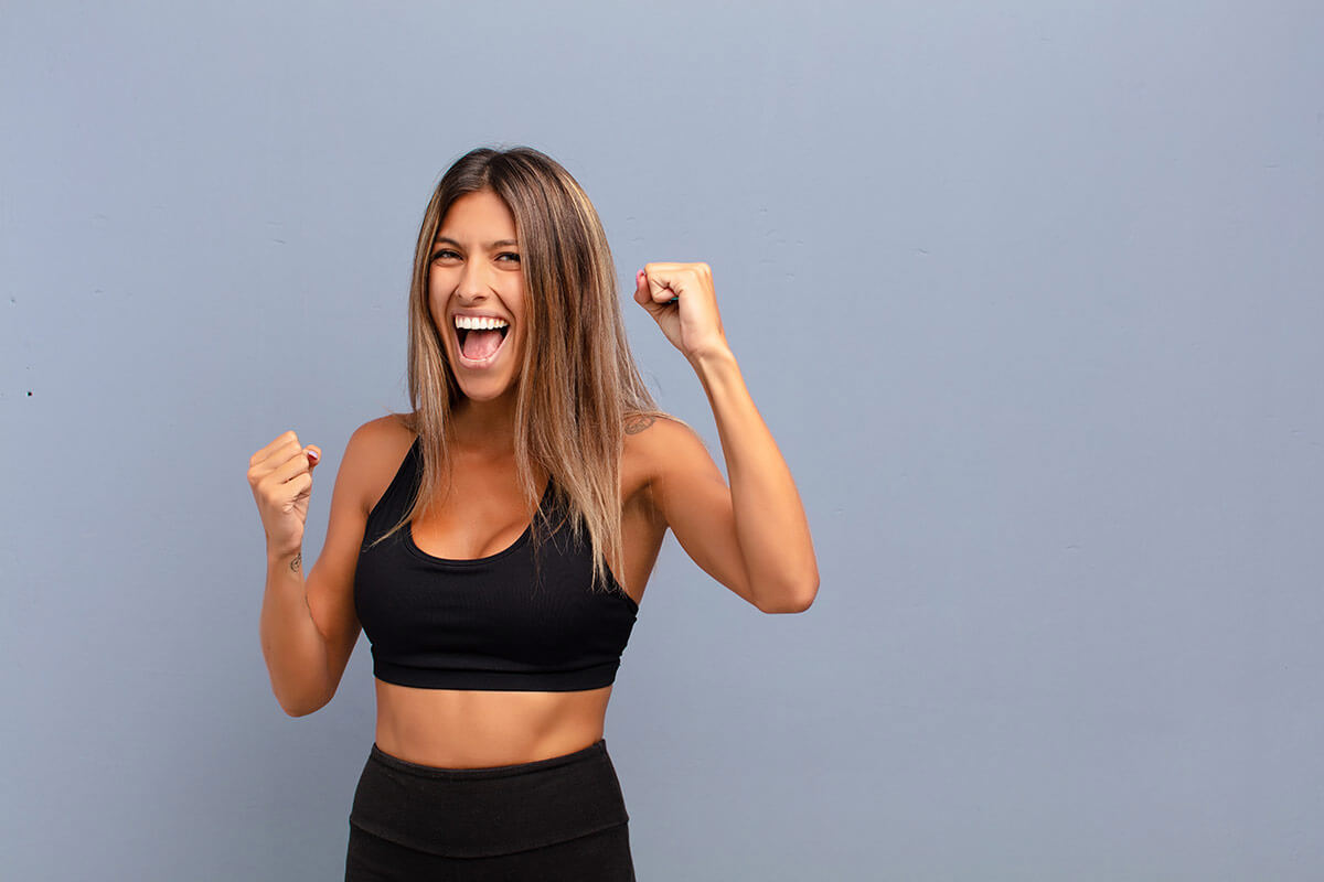 Žena s krásnou pleťou