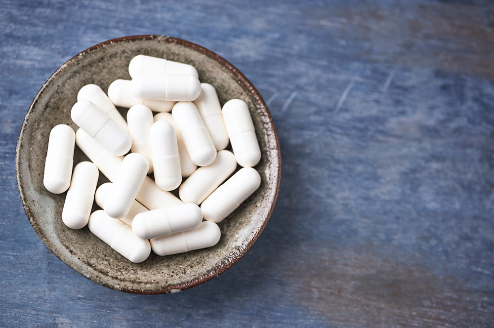 kreatín v kapsuliach 