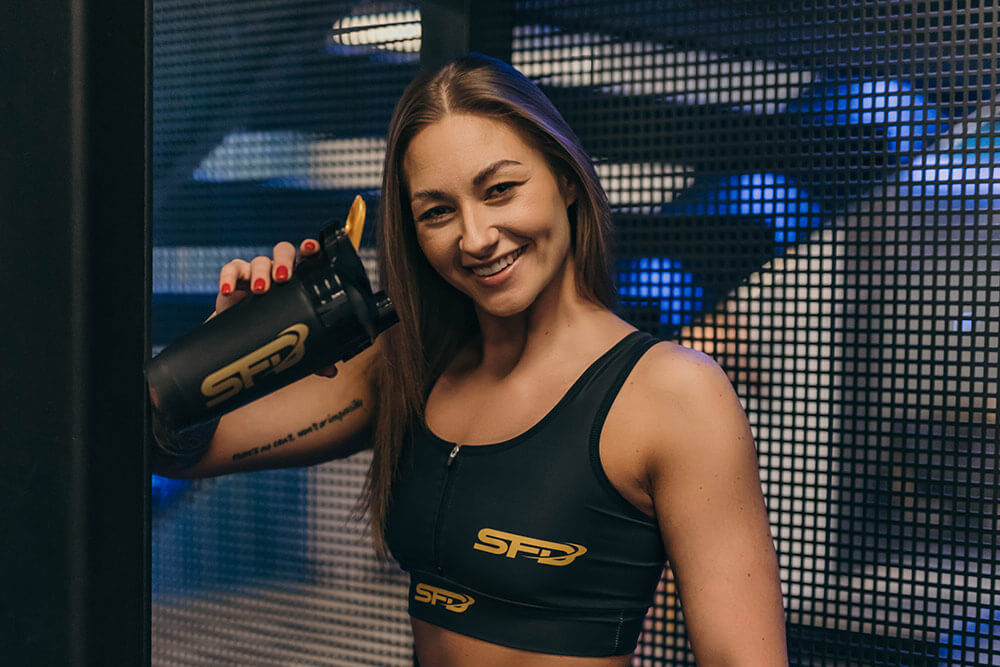 šťastná žena - vitamíny