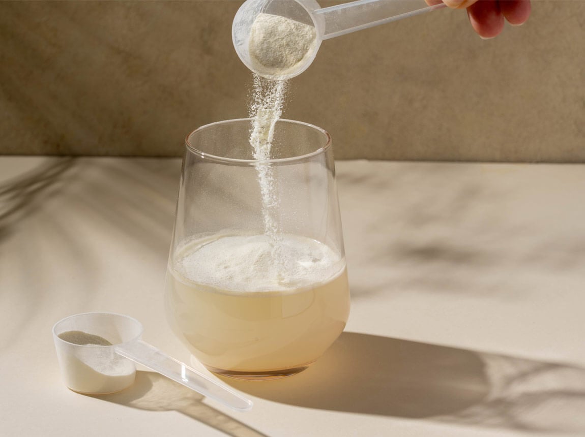 kreatín a proteínový doplnok 