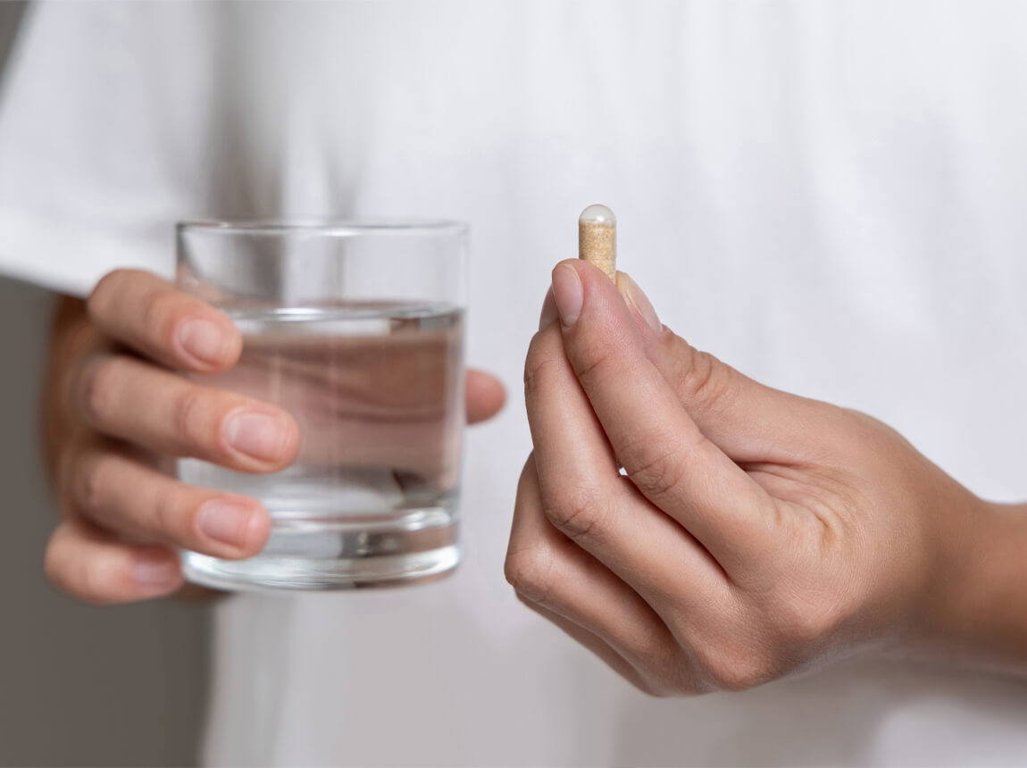 draslík a horčík v kapsule 