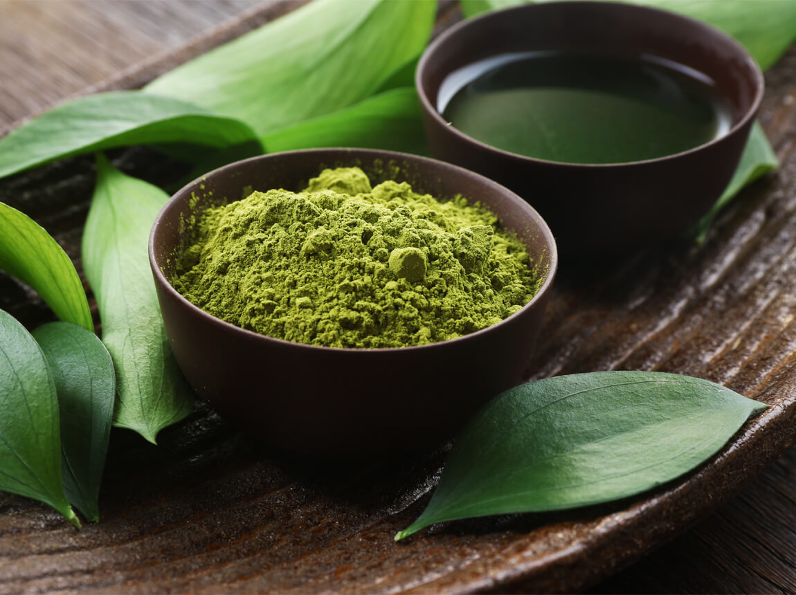 zelená čaj 