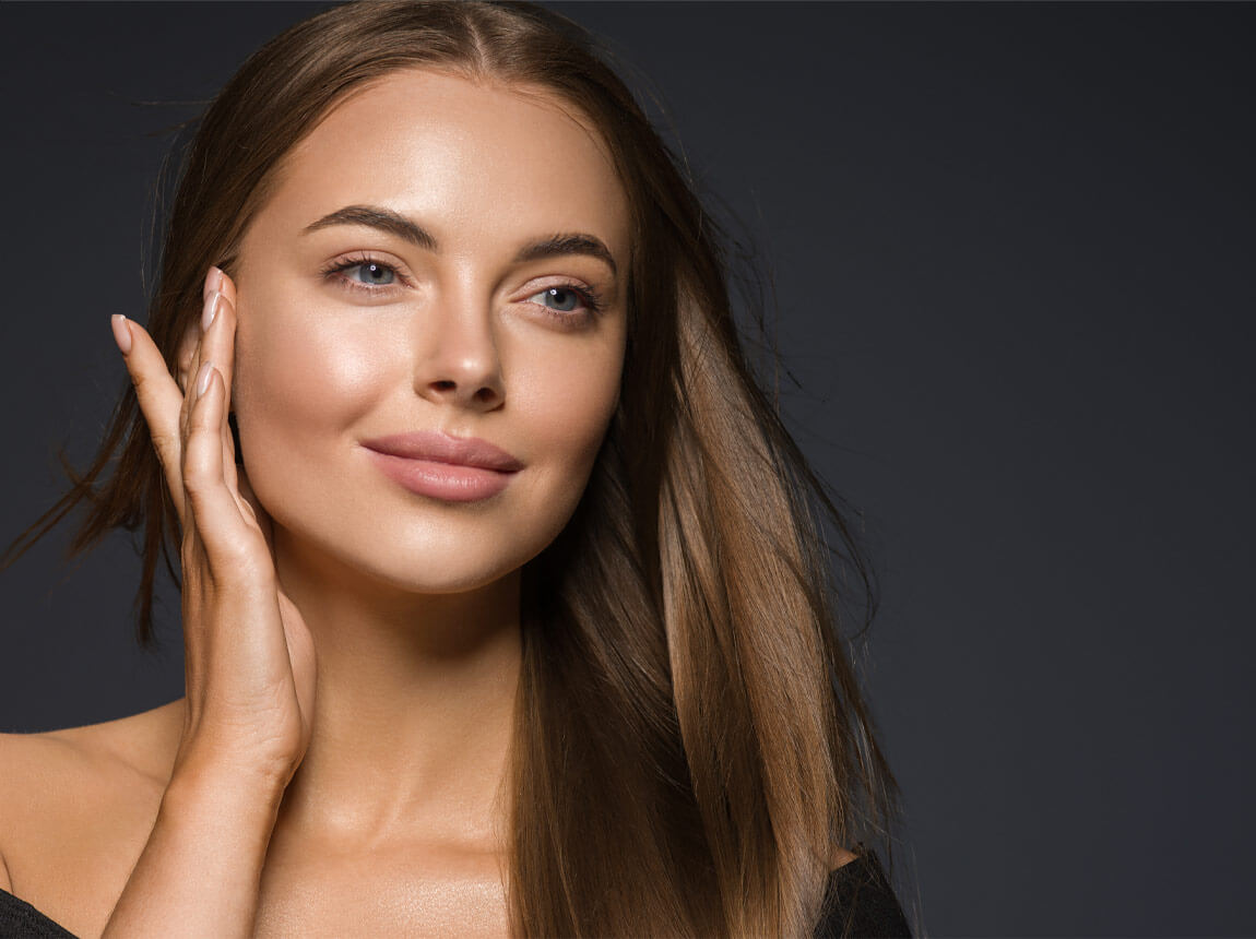 žena - krásna, zdravá pleť 