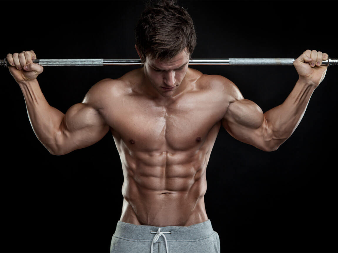 muži, silový tréning - leucín 