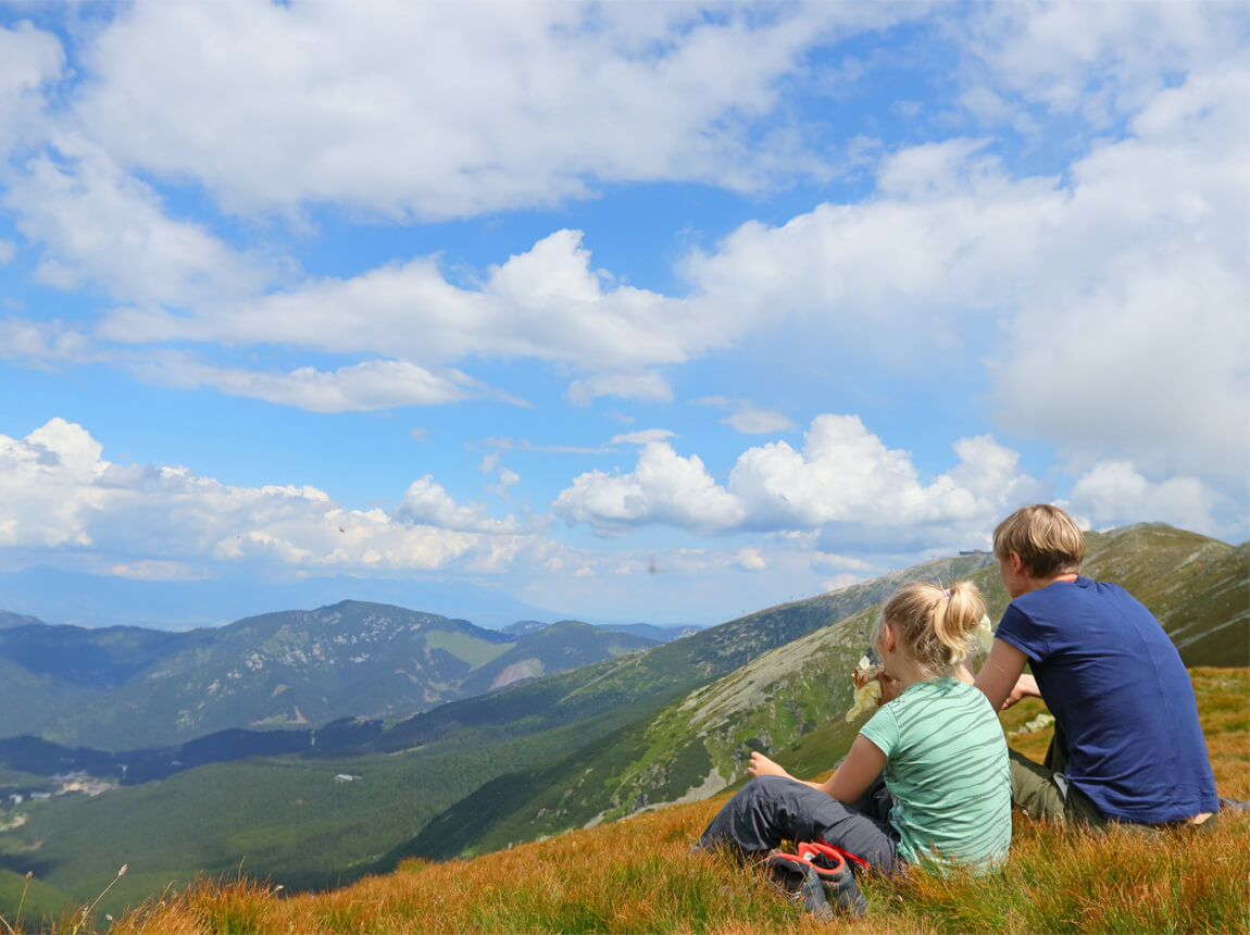 deti, občerstvenie, horská turistika 