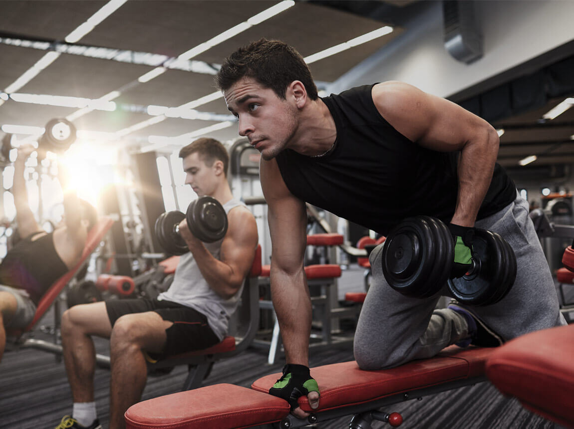 mladí muži - silový tréning 