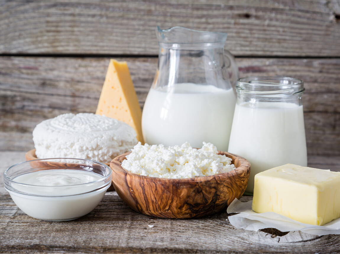 mlieko, mliečne výrobky 