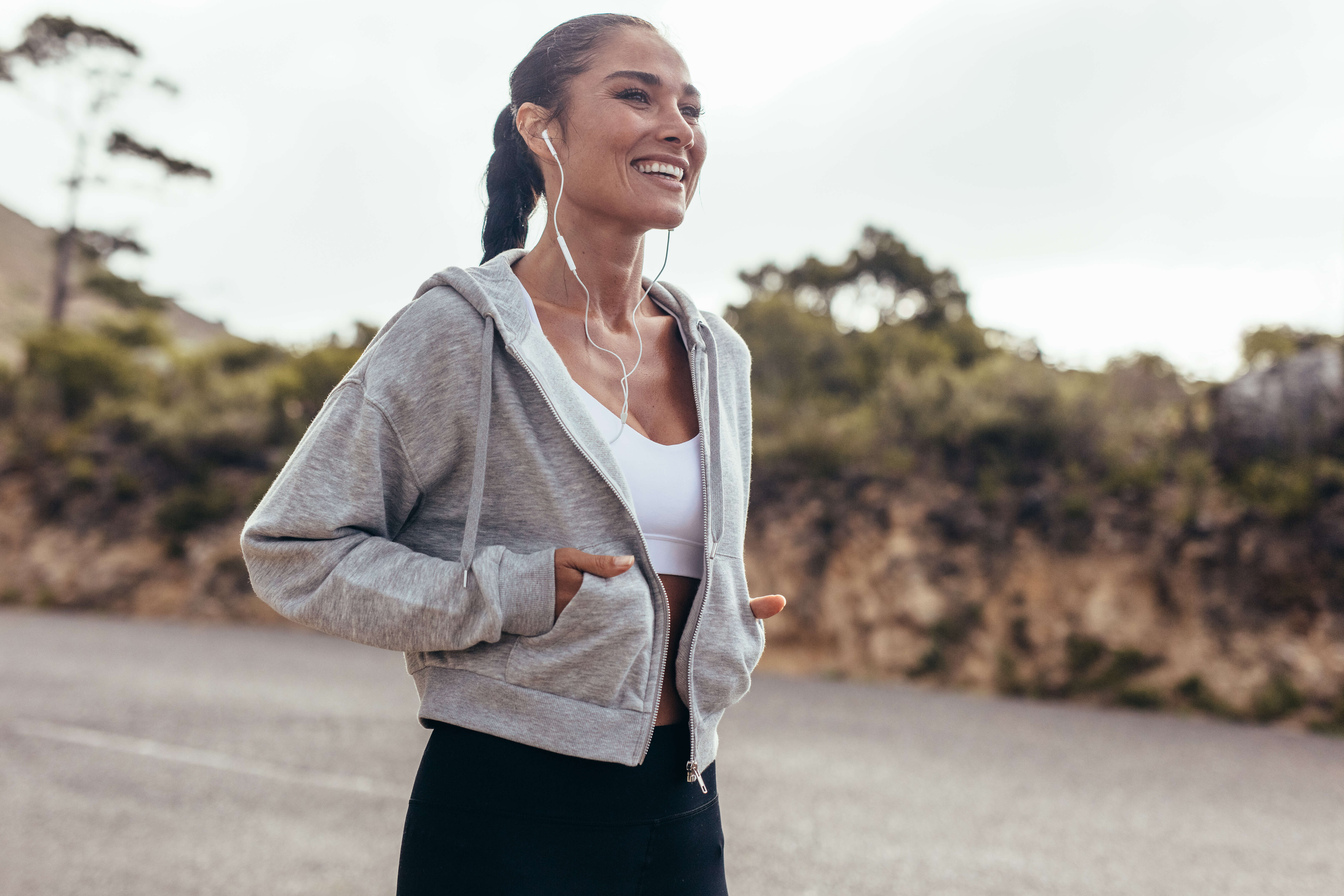 Žena na prechádzke 