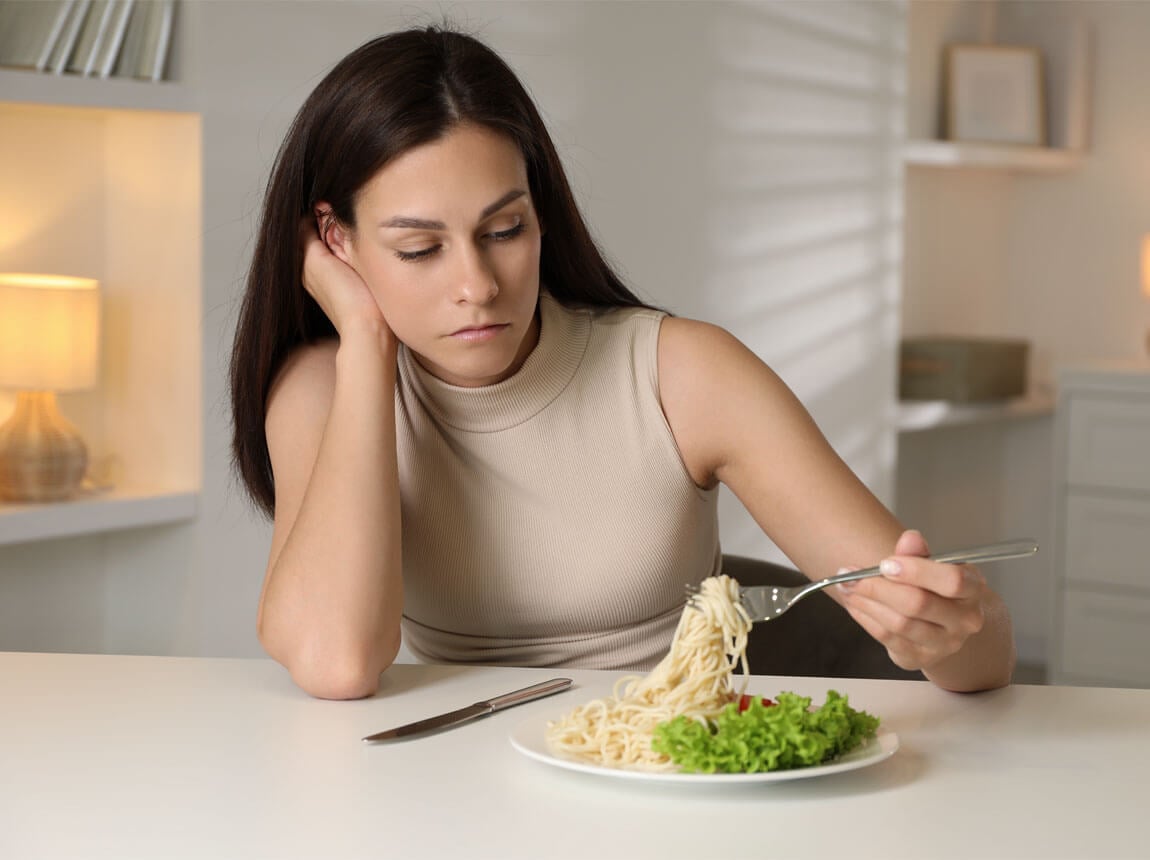 žena – nedostatok bielkovín v strave