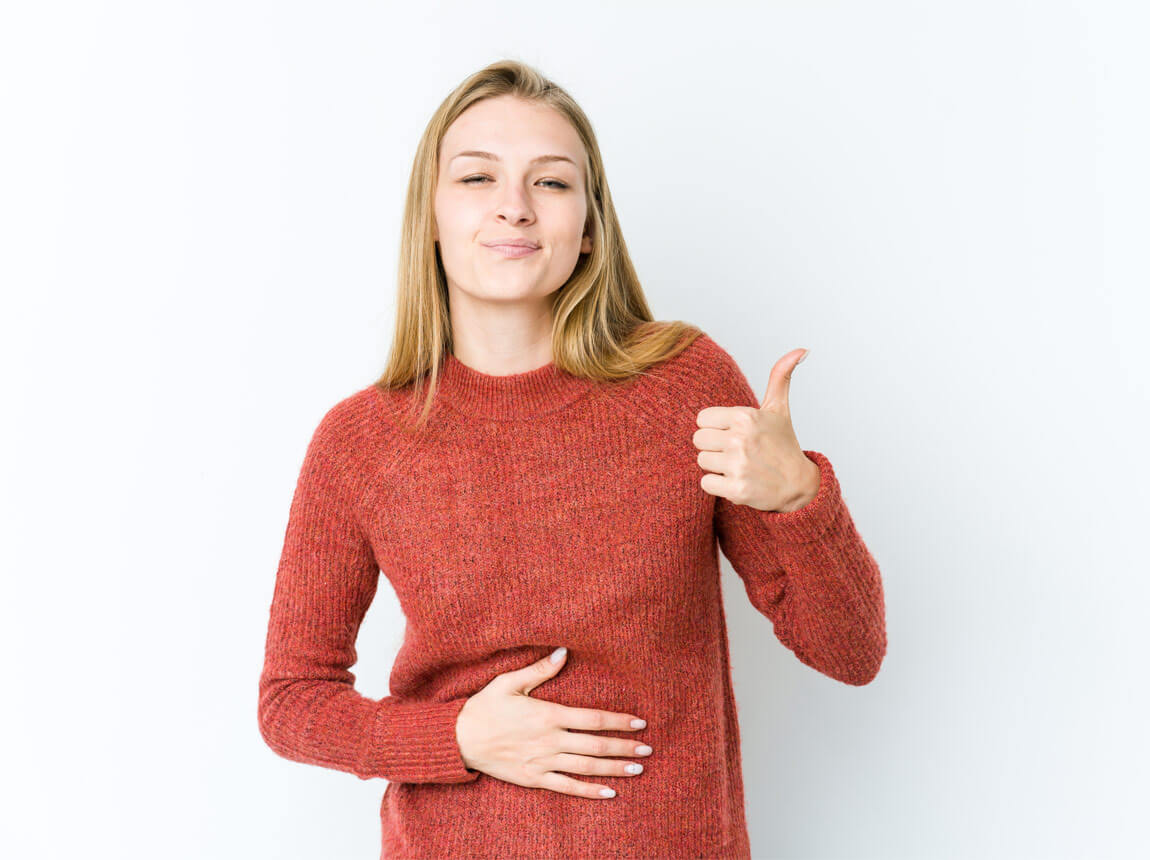 žena - dobré trávenie 