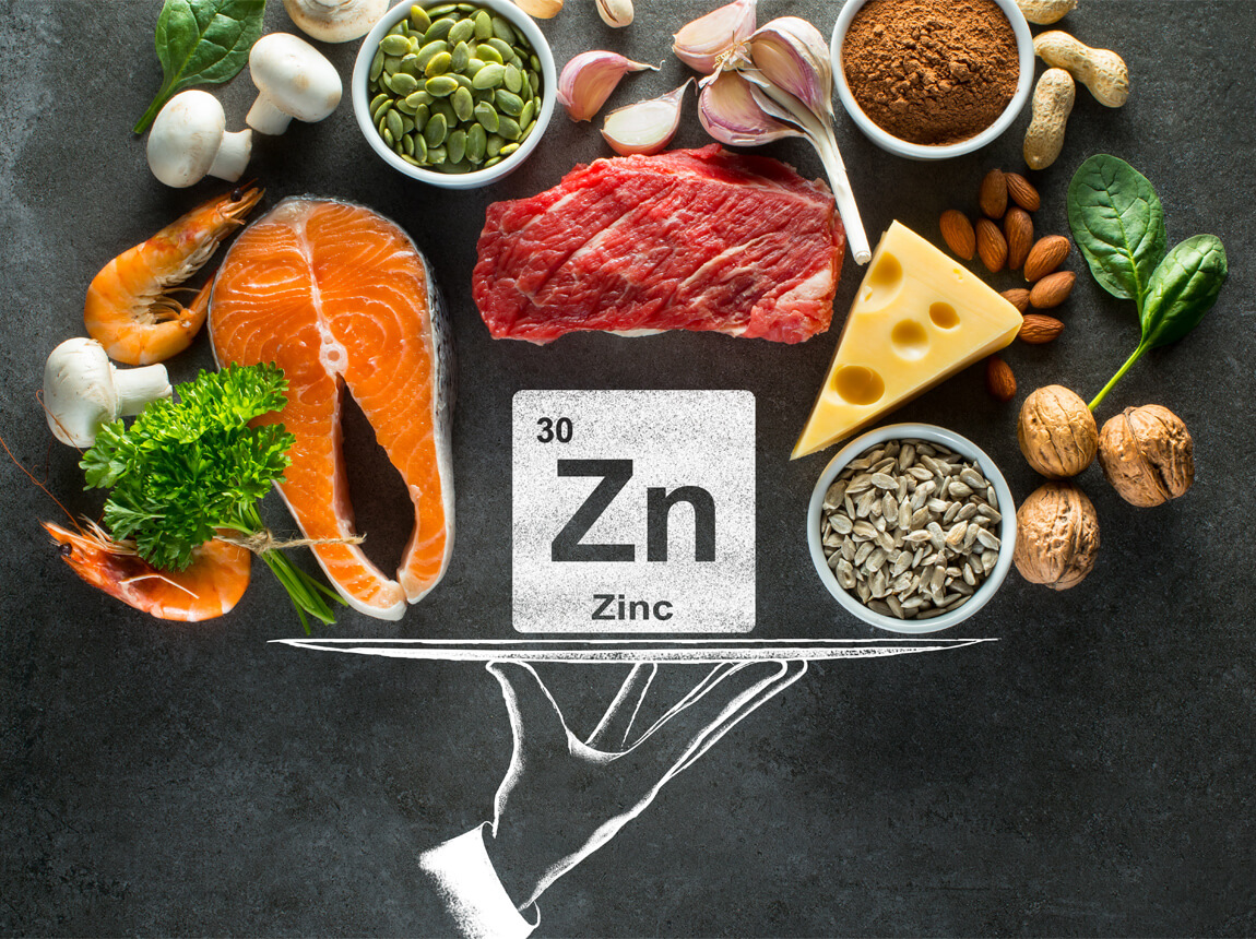 potraviny bohaté na zinok