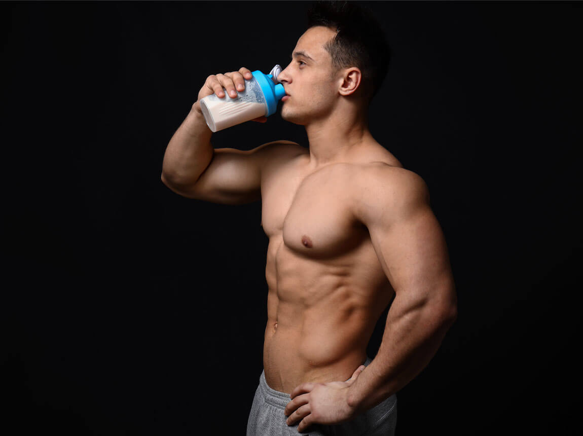 muž s typom postavy gainer