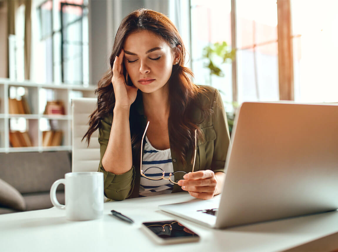 unavená žena - nedostatok horčíka 