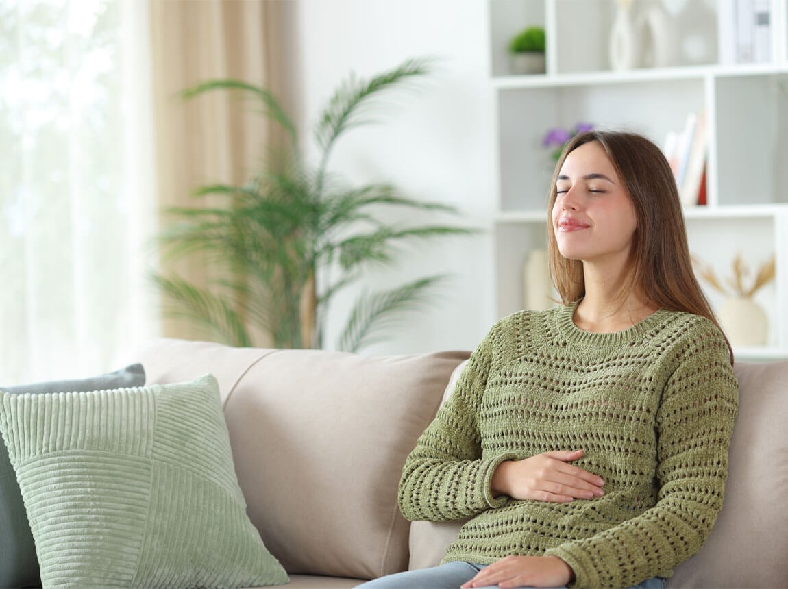 dobr&eacute; tr&aacute;venie, žena, butyr&aacute;t sodn&yacute;