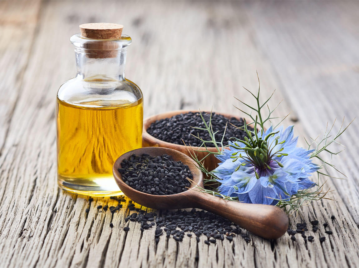 olej z čiernej rumančeka