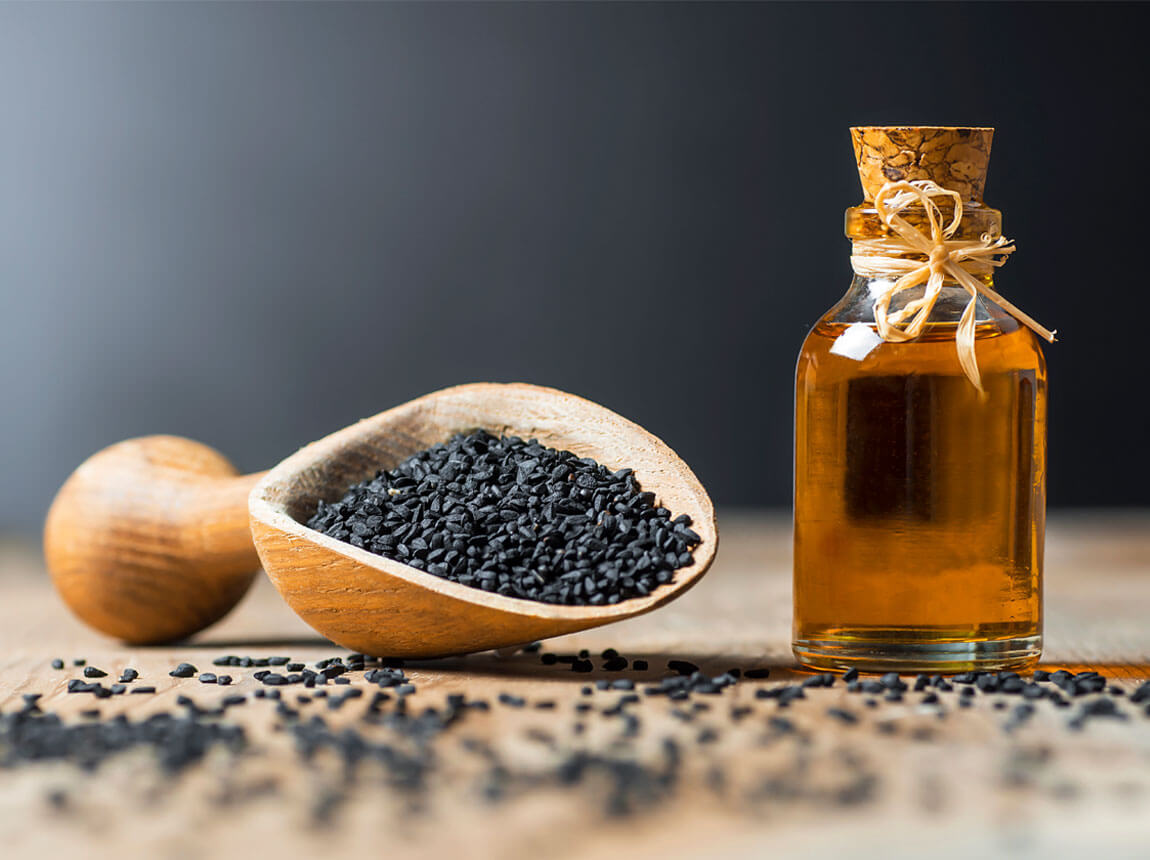 olej z čiernej rumančeka 