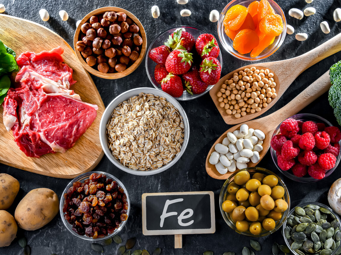 Potraviny bohaté na železo 