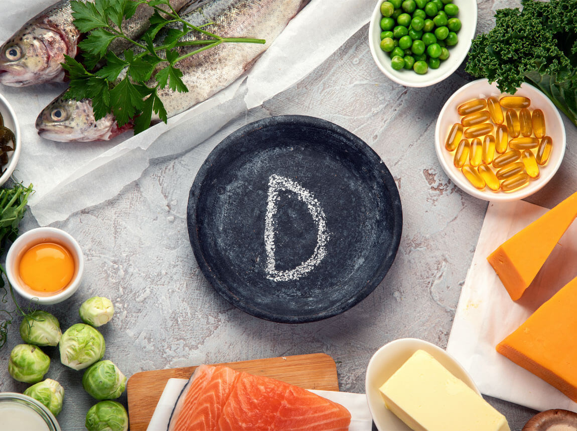 vitamín D3 v potravinách