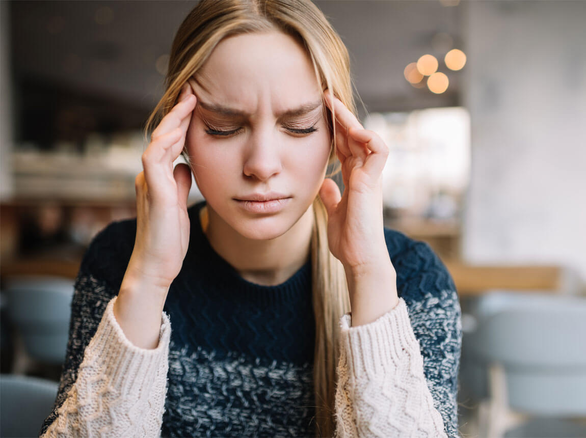 žena - migréna