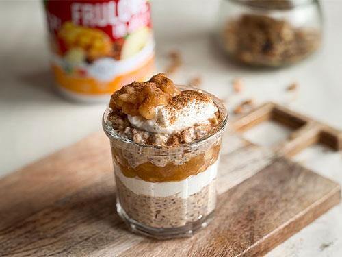 Recept na ovsené vločky à la jablkový koláč