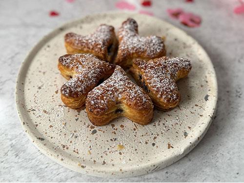 Recept na valentínske sušienky s čokoládou a orechovým krémom