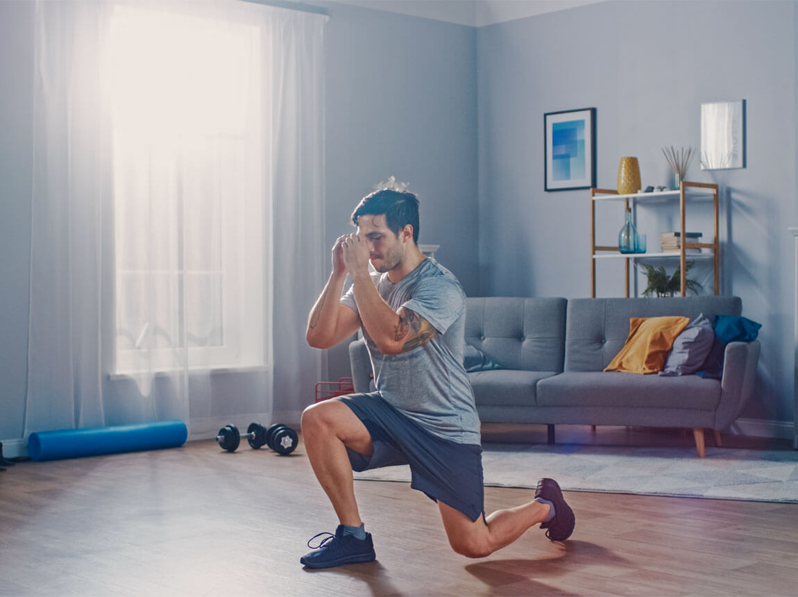 muž - silový trening doma