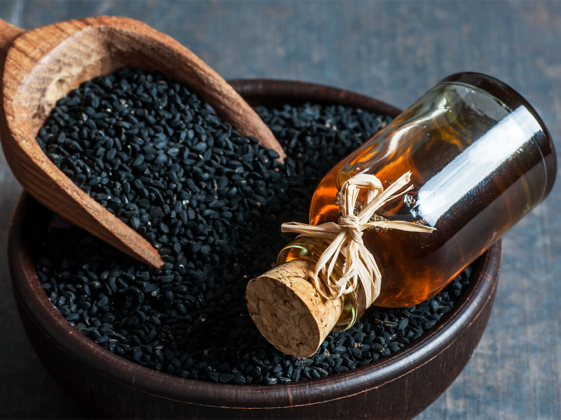 olej z čiernej rumančeka