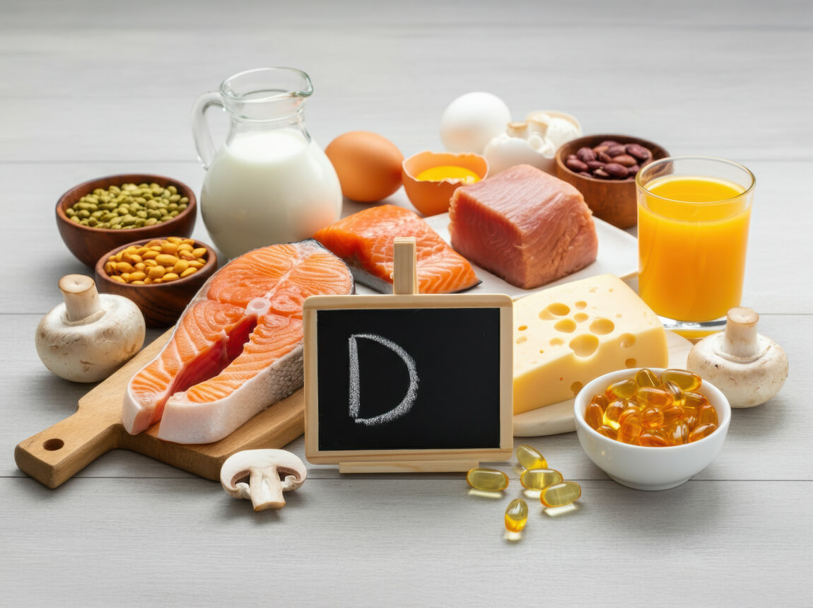 Vitamín D3 v potravinách 