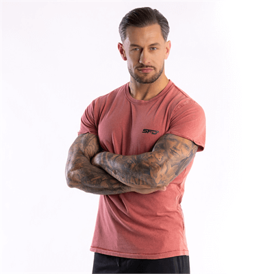 SFD WEAR PÁNSKY T-SHIRT Rubbed Red