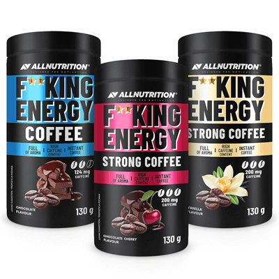 ALLNUTRITION 3 x FITKING ENERGY STRONG COFFEE