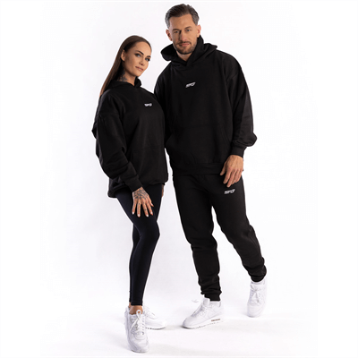 SFD WEAR UNISEX Mikina Hoodie Core Oversize Black