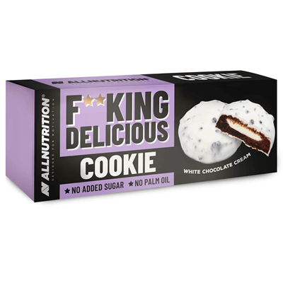 ALLNUTRITION 14 x Fitking Cookie White Chocolate Cream 128g