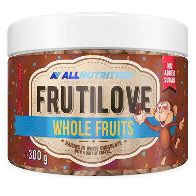 ALLNUTRITION FRUTILOVE Whole Fruits - Raisins in white chocolate with a hint of coffee