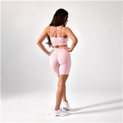 Push Up šortky V Back Soft Pink