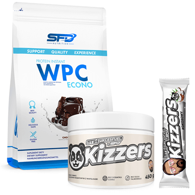 SFD NUTRITION WPC Protein Econo 750g + Kizzers Krem 450g + Kizzers bar 37g