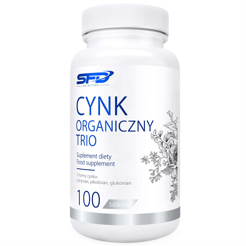 SFD NUTRITION Organický Zinok Trio