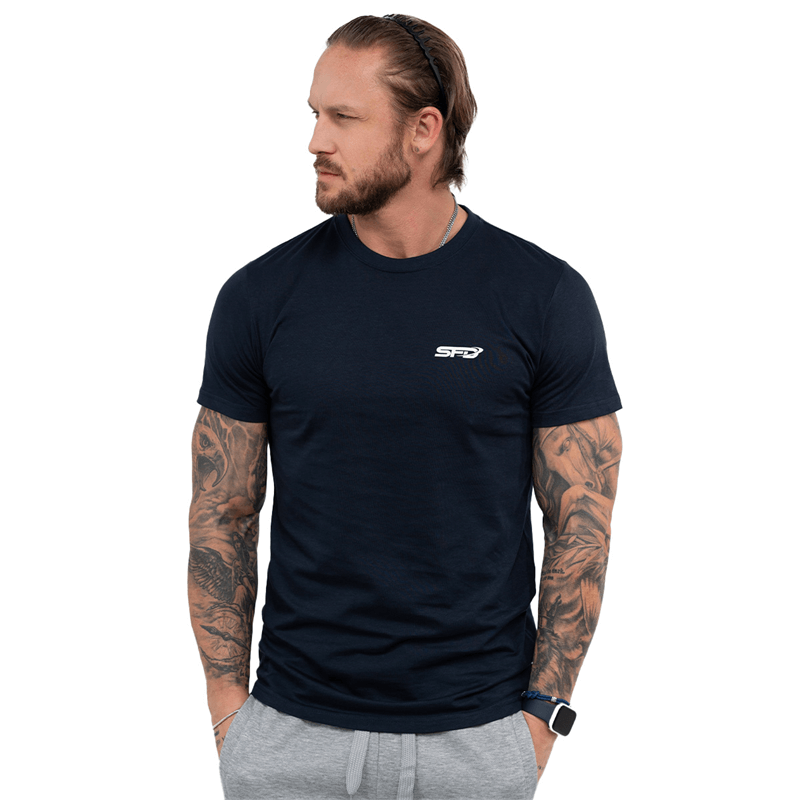 SFD WEAR PÁNSKE TRIČKO Premium Navy Blue
