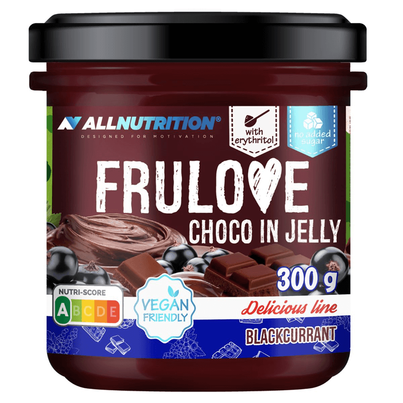 ALLNUTRITION FRULOVE Choco In Jelly Blackcurrant