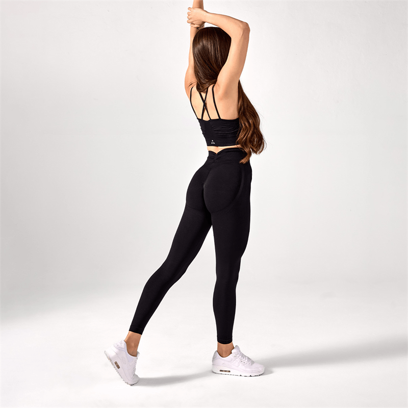Allwear LEGÍNY Push Up V Back Black