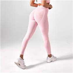 Push Up legíny V Back Soft Pink