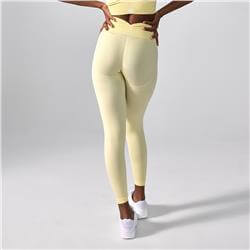 Push Up legíny V Back Butter Yellow