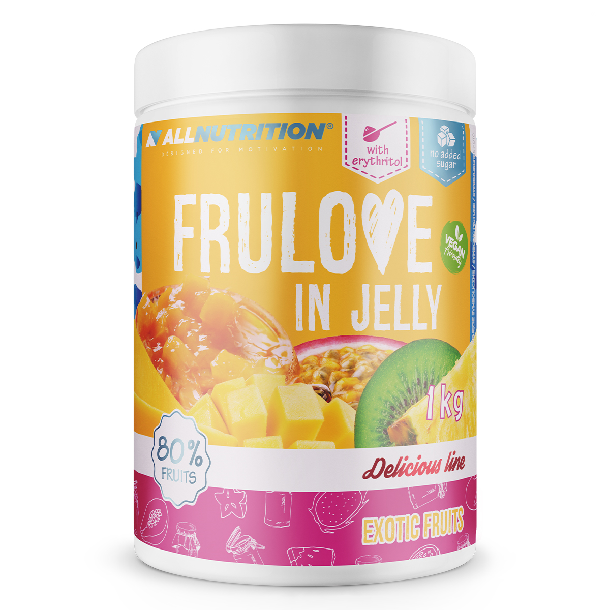 Frulove In Jelly, Redcurrant - 1000g