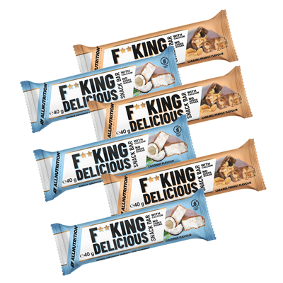 ALLNUTRITION 6 x FITKING SNACK BAR