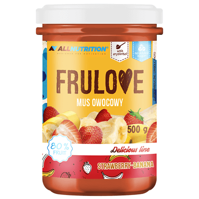 ALLNUTRITION FRULOVE Ovocné pyré Jahoda banán