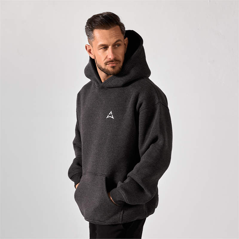 Allwear PÁNSKA MIKINA GRAPHITE MELANGE