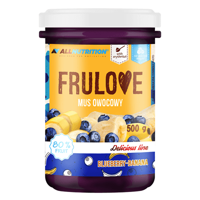 ALLNUTRITION FRULOVE ovocné pyré čučoriedkovo-banánové