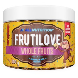 FRUTILOVE WHOLE FRUITS BANANAS IN MILK CHOCOLATE