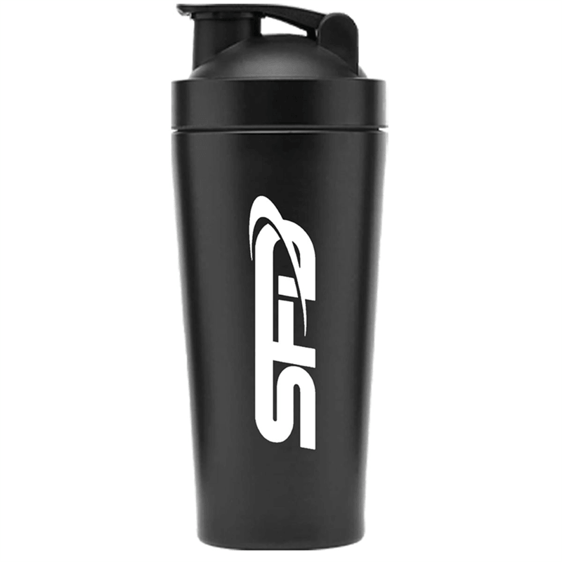 SFD NUTRITION Nerezový shaker čierny