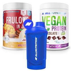 Vegan Protein 500g+Shaker+FRULOVE In Jelly 1000g