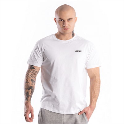 SFD WEAR PÁNSKE TRIČKO ESSENTIAL WHITE